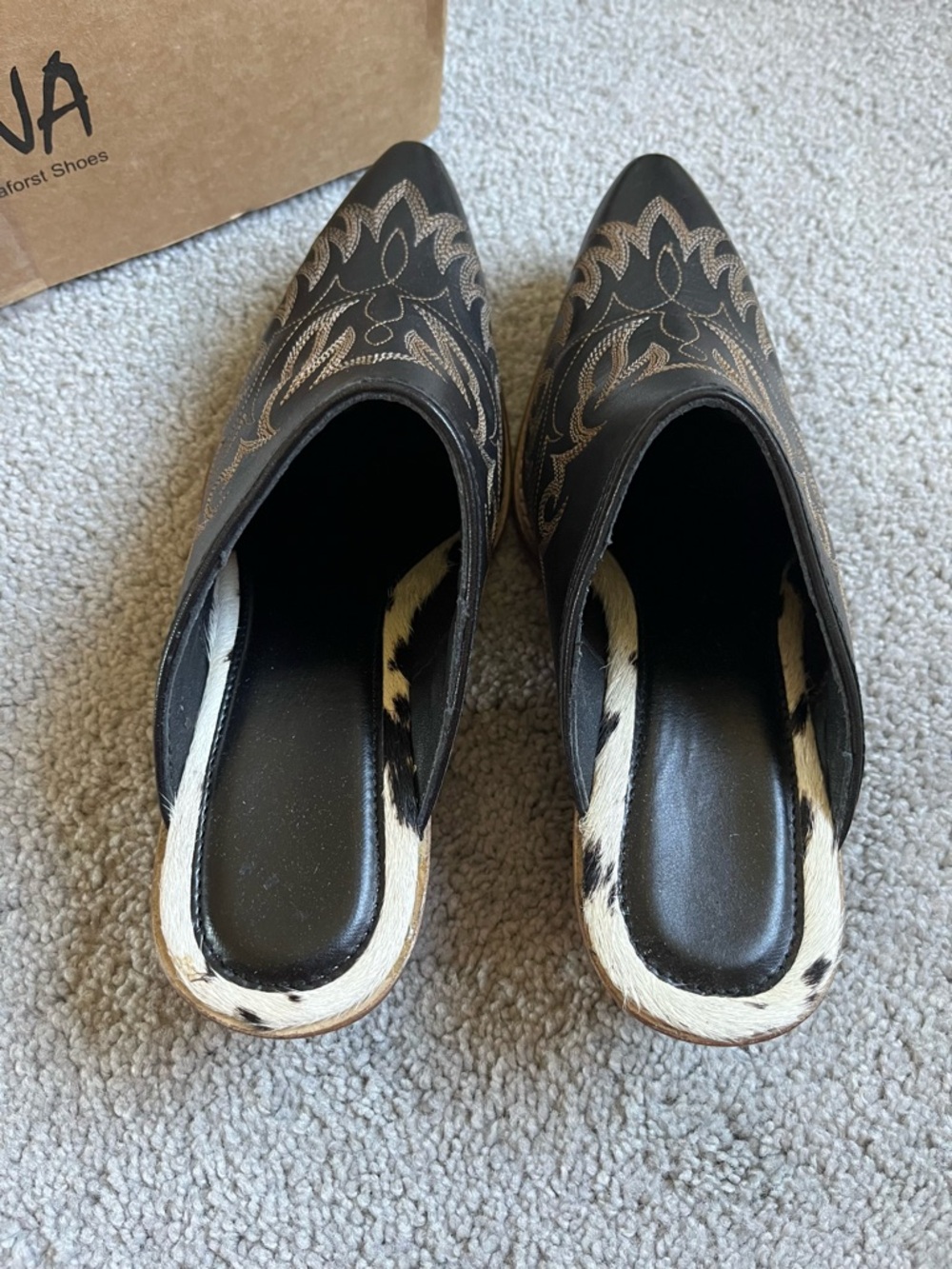 NIB LaForst Leather Irene Mules 7 - Picture 4 of 6